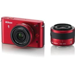 Hybride 1 J1 - Rouge + Nikon 1 Nikkor 10-30 mm f/3.5-5.6 VR + Nikkor 10 mm f/2.8 f/3.5-5.6 + f/2.8
