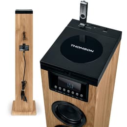 Enceinte Bluetooth Thomson DS122CD - Brun/Noir