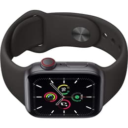 Apple Watch (Series SE) 2020 GPS + Cellular 44 mm - Aluminium Gris sidéral - Bracelet sport Noir