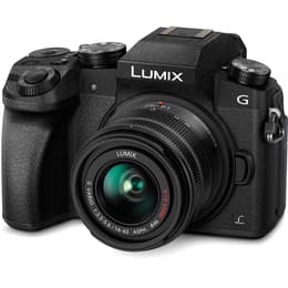 Hybride Lumix DMC-G7 - Noir + Panasonic Lumix G Vario 14-42mm f/3.5-5.6 II ASPH Mega OIS f/3.5-5.6