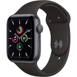 Apple Watch (Series SE) 2022 GPS + Cellular 40 mm - Aluminium Gris sidéral - Bracelet sport Noir