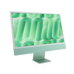 iMac 24" (2024) Apple M4 avec CPU 8 cœurs GPU 8 cœurs - 256 Go SSD - 16 GB AZERTY - Français Verre standard