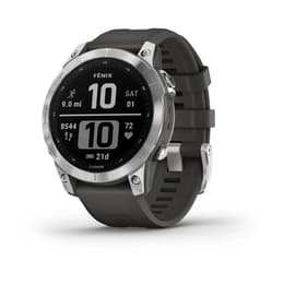 Montre Garmin Cardio GPS Fénix 7 - Argent