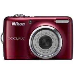 Compact Coolpix L23 - Rouge + Nikon Nikkor 5x Wide Optical Zoom ED 28-140mm f/2.7-6.8 f/2.7-6.8