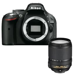 Reflex D5200 - Noir + Nikon AF-S Nikkor 18-140mm f/3.5-5.6 G ED VR f/3.5-5.6 G ED VR