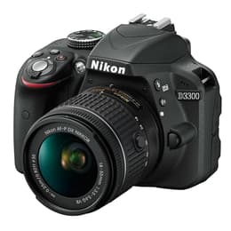 Reflex - Nikon D3300 Noir Nikon Nikon AF-S DX Nikkor 18-55 mm f/3.5-5.6G VR