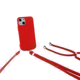 Coque iPhone 15 Plus - Silicone - Rouge