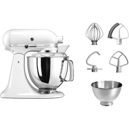 Robot patissier Kitchenaid Artisan 5KSM150psewh4 4,8000L Blanc