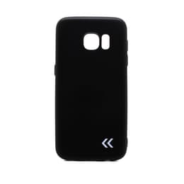 Coque Galaxy S7 et écran de protection - Plastique - Noir