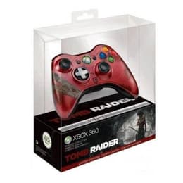 Manette Xbox 360 Microsoft Wireless Controller Red Tomb Raider