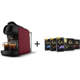 Expresso à capsules Compatible Nespresso Philips L'OR Barista Sublime LM9012/55 0,8000L - Noir/Rouge
