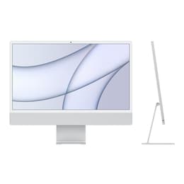 iMac 24" (2021) Apple M1 avec CPU 8 cœurs GPU 7 cœurs - 256 Go SSD - 16 GB QWERTZ - Allemand Verre standard