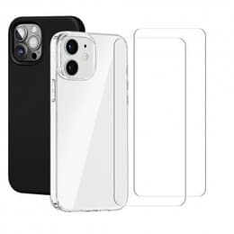 Coque iPhone 12 Pro et 2 écrans de protection - TPU - Transparent