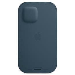 Coque en cuir Apple iPhone 12 mini - Magsafe - Cuir Bleu