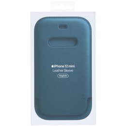 Coque en cuir Apple iPhone 12 mini - Magsafe - Cuir Bleu