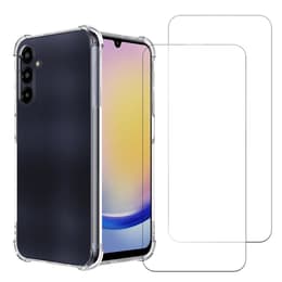 Coque Galaxy A55 et 2 écrans de protection - TPU - Transparent