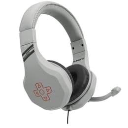 Casque gaming filaire avec micro Subsonic Retro Gaming Headset - Blanc/Gris