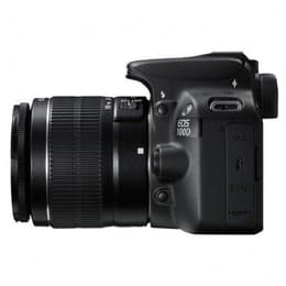 Reflex - Canon EOS 100D - Noir + objectif Canon EF-S 18-55 mm f/3.5-5.6 III