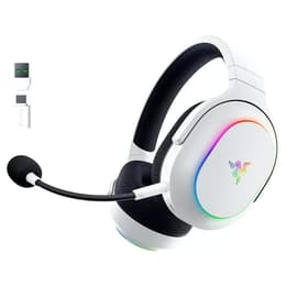 Casque réducteur de bruit gaming filaire + sans fil avec micro Razer Barracuda X Chroma - Blanc