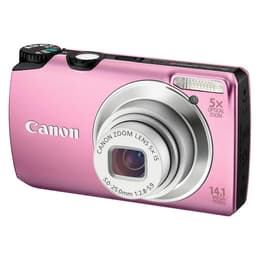Compact PowerShot A3200 IS - Rose + Canon 5X Optical Zoom 28-140mm f/2.8-5.9 f/2.8-5.9