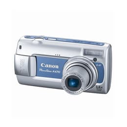 Compact PowerShot A470 - Gris + Canon Zoom Lens 3.4x 6,3-21,6mm f/3.0-5.8