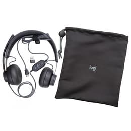 Casque avec micro Logitech Zone Wired - Noir