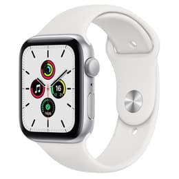 Apple Watch (Series SE) 2020 GPS 44 mm - Aluminium Argent - Sport Blanc