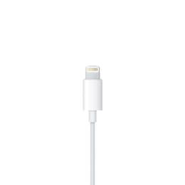 Ecouteurs Intra-auriculaire Bluetooth Réducteur de bruit - Ecouteurs Jack 3.5mm Earpods bouton Blanc Apple