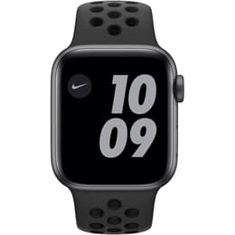 Apple Watch (Series 6) 2020 GPS + Cellular 44 mm - Aluminium Gris sidéral - Sport Nike Noir