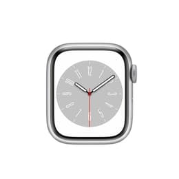 Apple Watch Series 9 (2023) GPS 45 mm - Aluminium Argent - Bracelet sport Noir