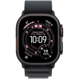 Apple Watch (2025) GPS + Cellular 49 mm - Titane Noir - Boucle Alpine Noir