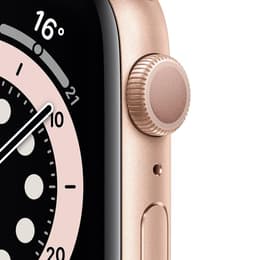 Apple Watch (Series 6) 2020 GPS + Cellular 44 mm - Aluminium Or - Bracelet sport Rose