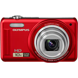 Compact VR-310 - Rouge + Olympus Wide Optical Zoom 24-240 mm f/3-5.7 f/3-5.7