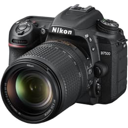 Reflex - Nikon D7500 - Noir + Objectif Nikon Lens Nikon AF-S VR Nikkor DX 18-200mm f/3.5-5.6G II ED