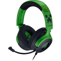 Casque réducteur de bruit gaming filaire avec micro Razer Kraken V4 X Minecraft Edition - Noir