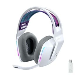 Casque gaming sans fil avec micro Logitech G733 LightSpeed - Blanc