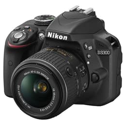 Reflex D3300 - Noir + Nikon Nikon AF-P DX 18-55mm f/3.5-5.6G VR f/3.5-5.6G