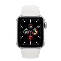 Apple Watch (Series 5) 2019 GPS 40 mm - Aluminium Argent - Sport Blanc