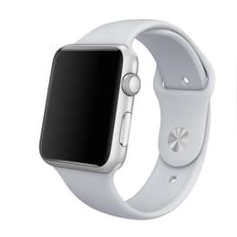 Apple Watch (Series 5) 2019 GPS 40 mm - Aluminium Argent - Sport Blanc