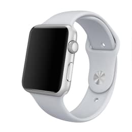 Apple Watch Series 5 (2019) GPS 40 mm - Aluminium Argent - Bracelet sport Blanc