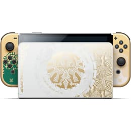 Switch OLED 64Go - Blanc - Edition limitée Zelda Tears Of The Kingdom +