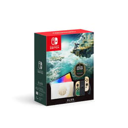 Switch OLED 64Go - Blanc - Edition limitée Zelda Tears Of The Kingdom +