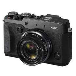Compact - Fujifilm LC-X30 - Noir + Objectif Fujifilm Aspherical Lens Super EBC 7.1-28.4mm f/2-2.8