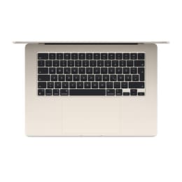 MacBook Air 15" (2023) - Apple M2 avec CPU 8 cœurs et GPU 10 cœurs - 8Go RAM - SSD 256Go - QWERTZ - Allemand