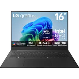 LG Gram Pro 16Z90TS 16" Core Ultra 7 2 GHz - SSD 1 To - 32 Go QWERTY - Anglais