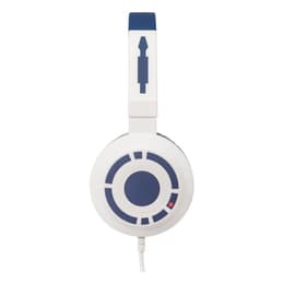 Casque réducteur de bruit gaming filaire avec micro Tribe R2D2 - Blanc/Bleu
