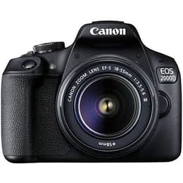 Reflex EOS 2000D - Noir + Canon EF-S III f/3.5-5.6