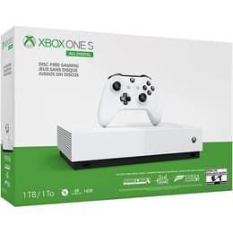 Xbox One S 2000Go - Blanc - Edition limitée All Digital