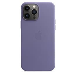 Coque en cuir Apple iPhone 13 Pro Max - Magsafe - Cuir Mauve