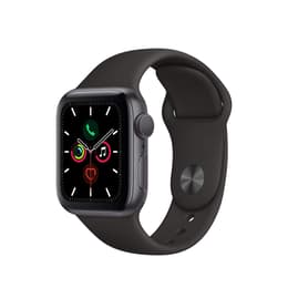 Apple Watch Series 5 (2019) GPS 44 mm - Aluminium Gris sidéral - Boucle sport Noir